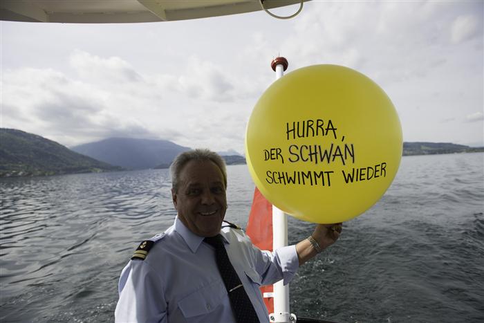 Hurra, Motorschiff Schwan schwimmt wieder